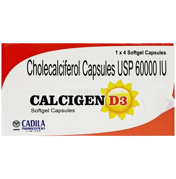 calcigen d3 tablet 4's